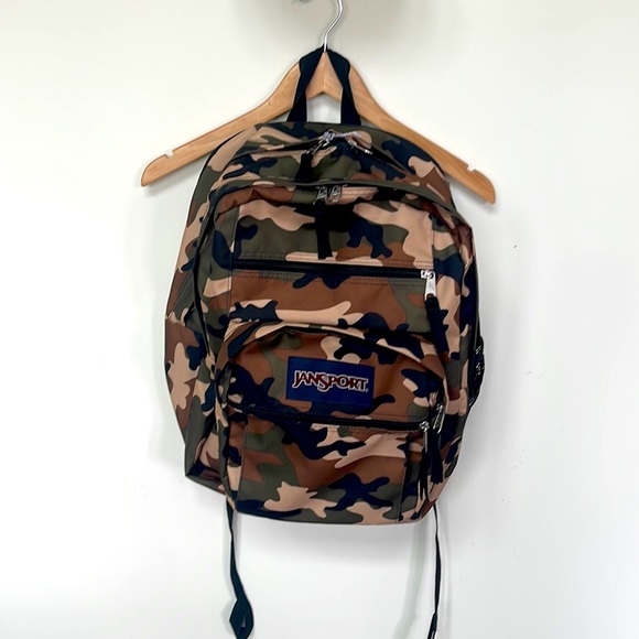 Jansport Accessories Jansport Big Student Camo Backpack Large Lots Of Pockets Padded Back